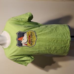 SMC pch tours horse art green 3xl tshirt